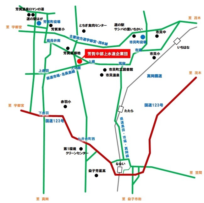 企業団　案内図